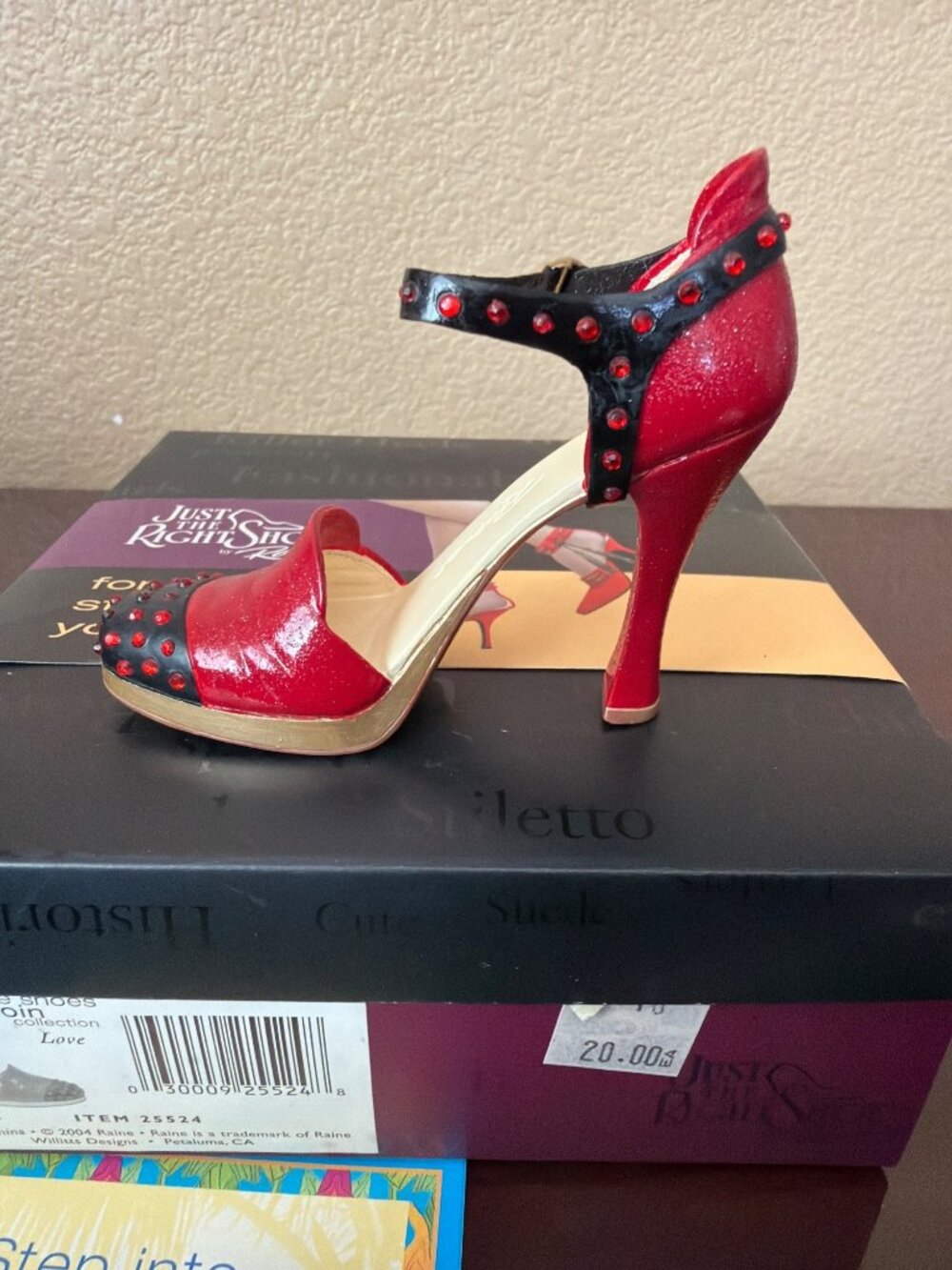 Just the Right Shoe by Raine Lot of 3 Red Hot On Fire Diamond Wrap w/Boxes COAs - Picture 14 of 15